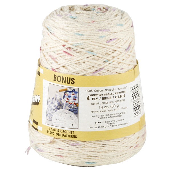 slide 9 of 13, Lily Sugar'n Cream Cone Yarn, Potpourri, 1 ct