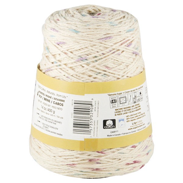 slide 6 of 13, Lily Sugar'n Cream Cone Yarn, Potpourri, 1 ct