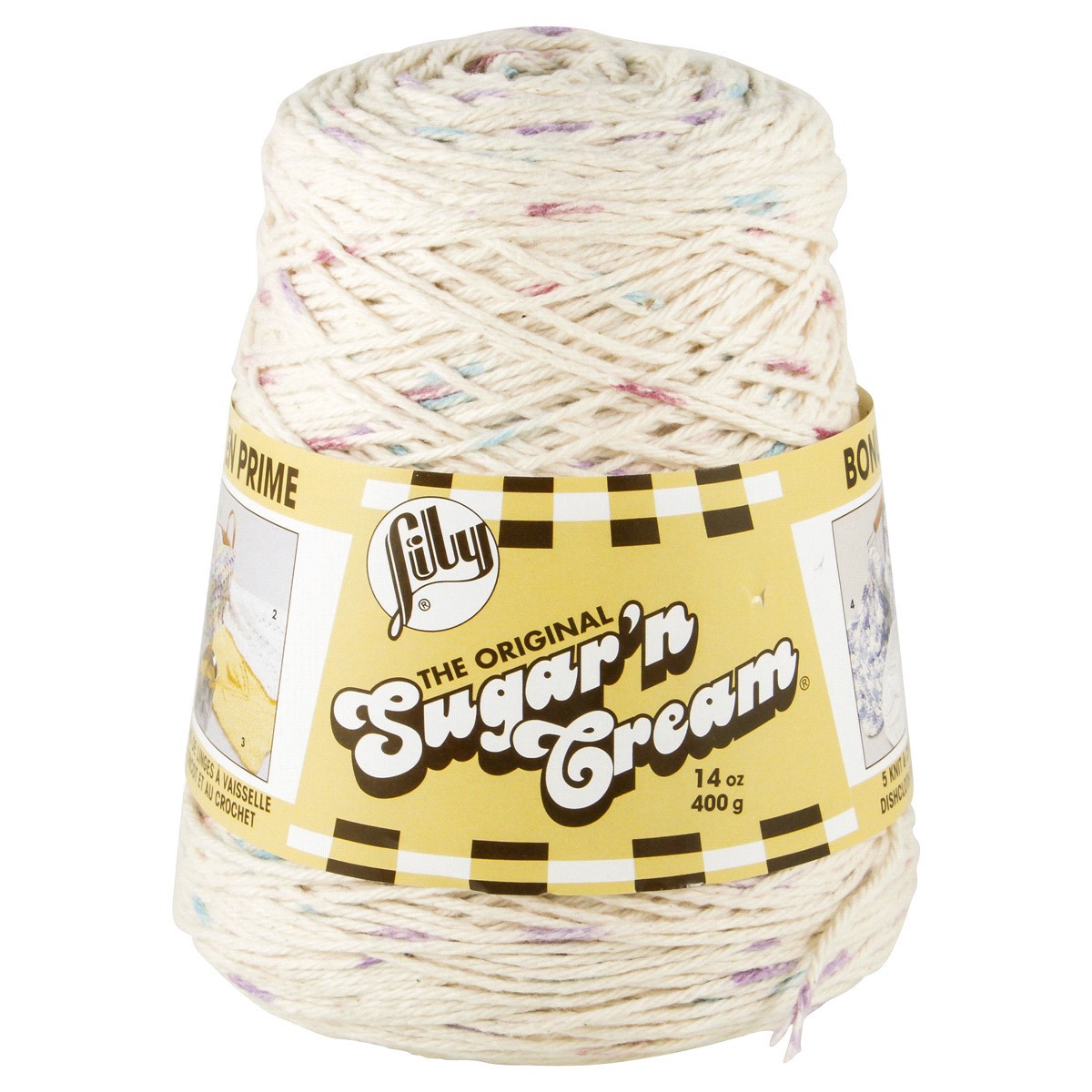 slide 1 of 13, Lily Sugar'n Cream Cone Yarn, Potpourri, 1 ct