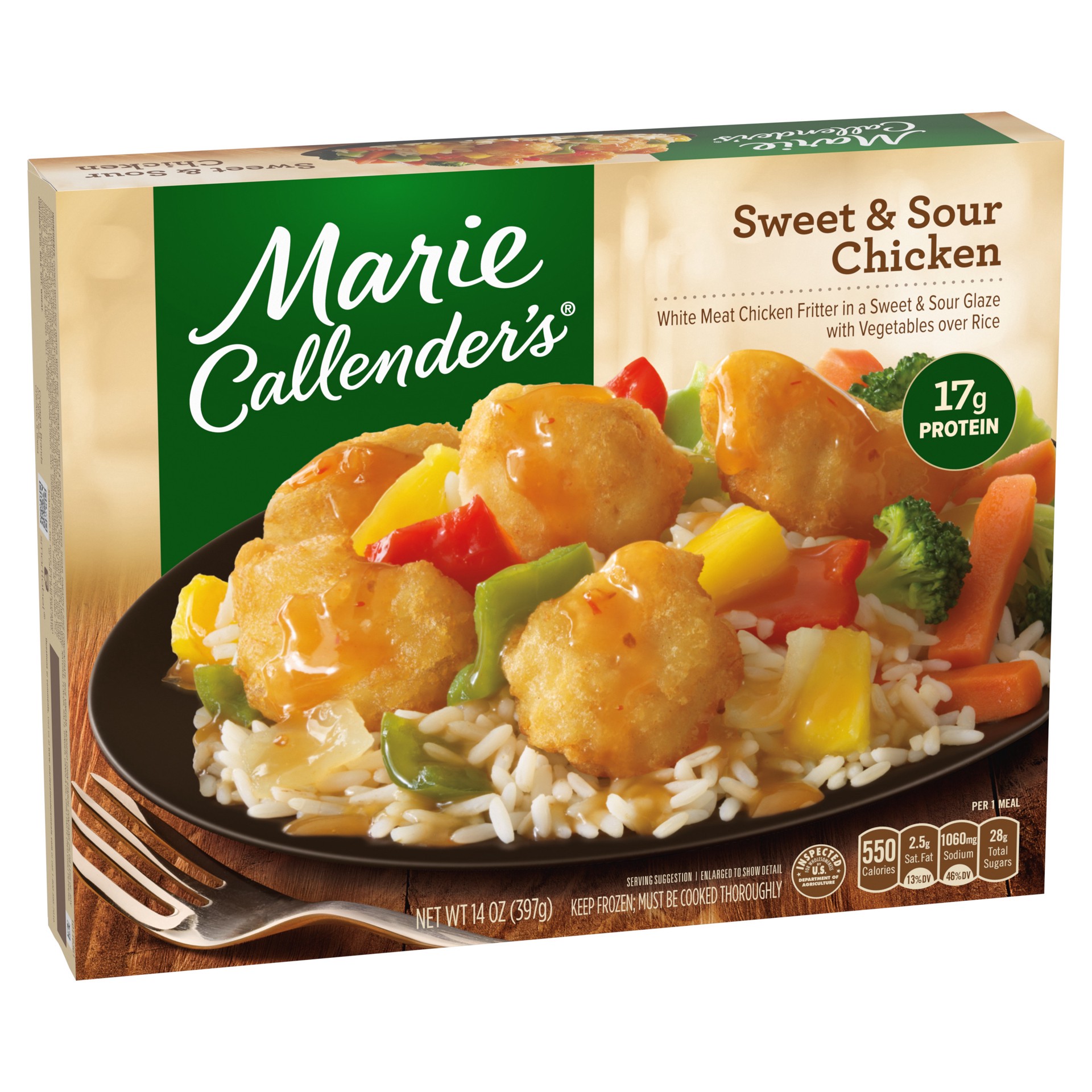slide 2 of 5, Marie Callender's Sweet & Sour Chicken 14 oz, 14 oz