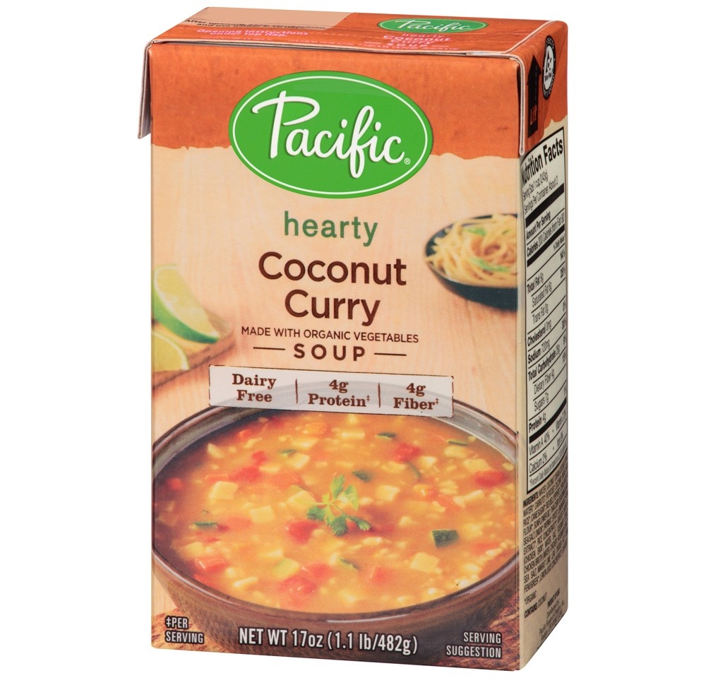 slide 5 of 6, Pacific Natural Foods Organic Coconut Curry Soup, 17 oz