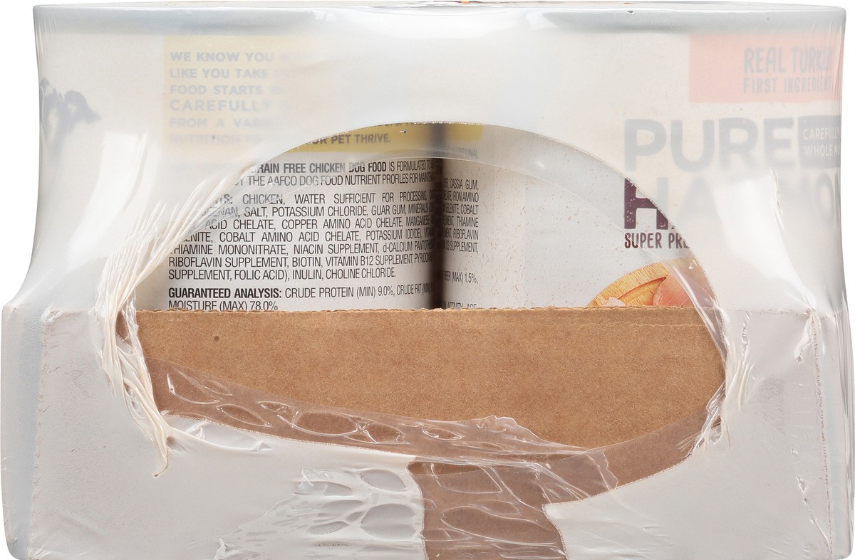 slide 9 of 9, Pure Harmony Variety Pack Super Premium Grain Free Turkey & Chicken/Chicken Dog Food 6 ea, 6 ct