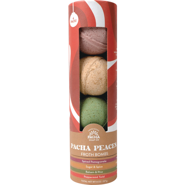slide 1 of 1, PACHA Holiday Froth Bomb Variety Pack, 1 ct
