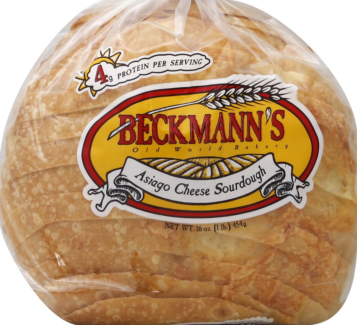 slide 3 of 5, Beckmanns Asiago Cheese Sourdough Bread, 16 oz