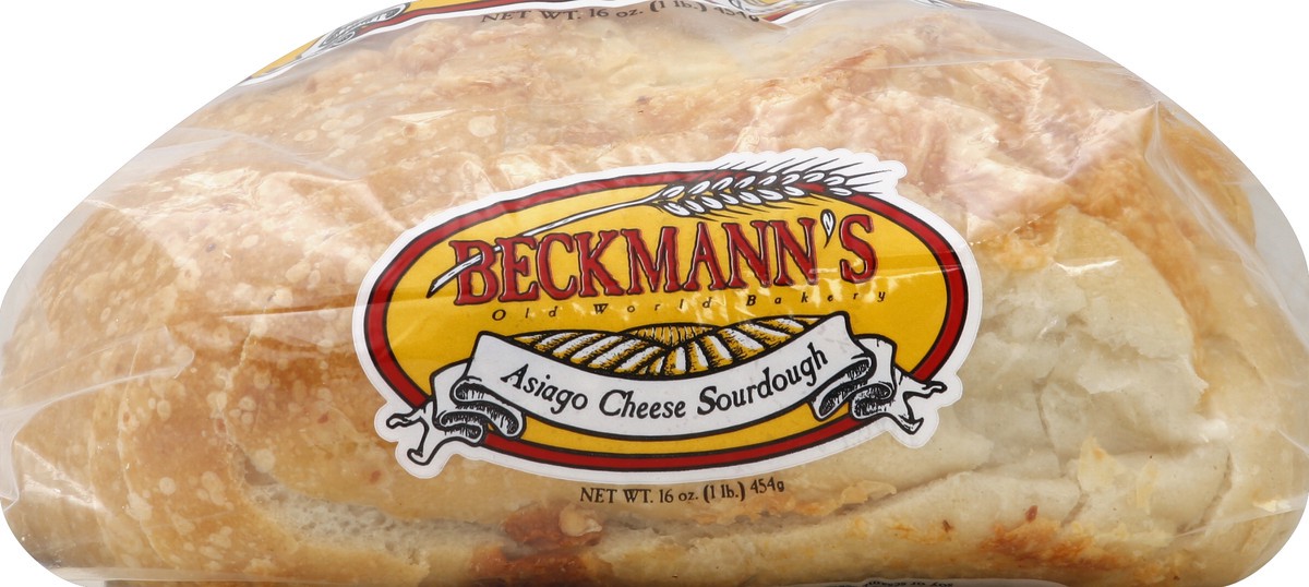 slide 2 of 5, Beckmanns Asiago Cheese Sourdough Bread, 16 oz