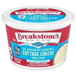 Breakstones Reduced Sodium 2% Milkfat Lowfat Cottage Cheese