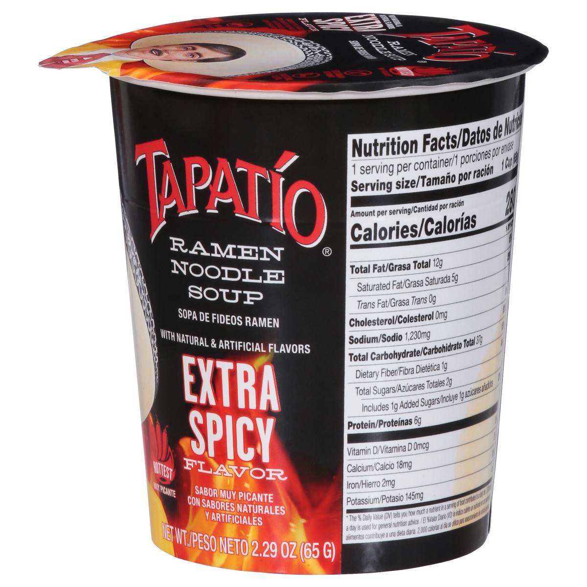 slide 3 of 9, Tapatio Ramen Cups Extra Spicy 65 Gram, 65 gram