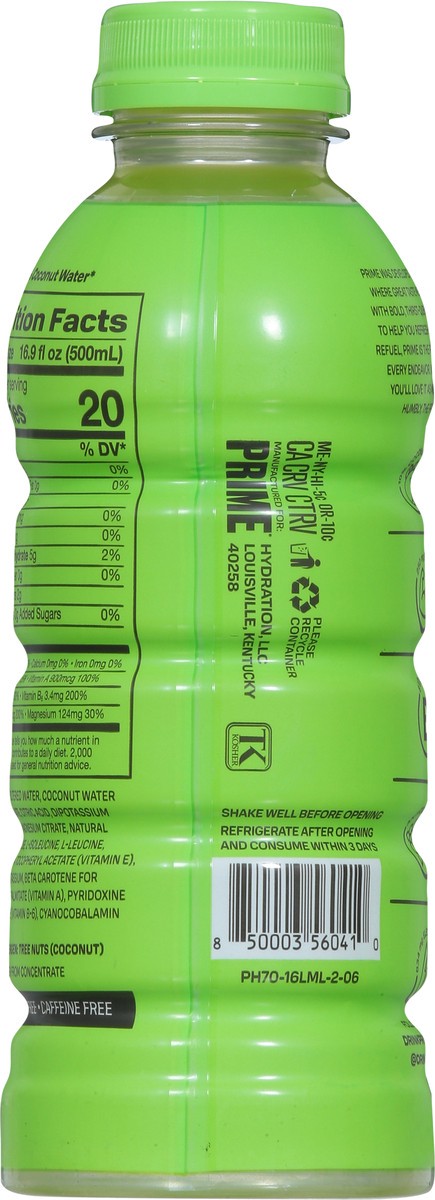 slide 2 of 9, Prime Hydration Lemon Lime 16.9oz, 16.9 fl oz