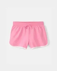 Carter's Girls French Terry Active Shorts - Pink - Size 7