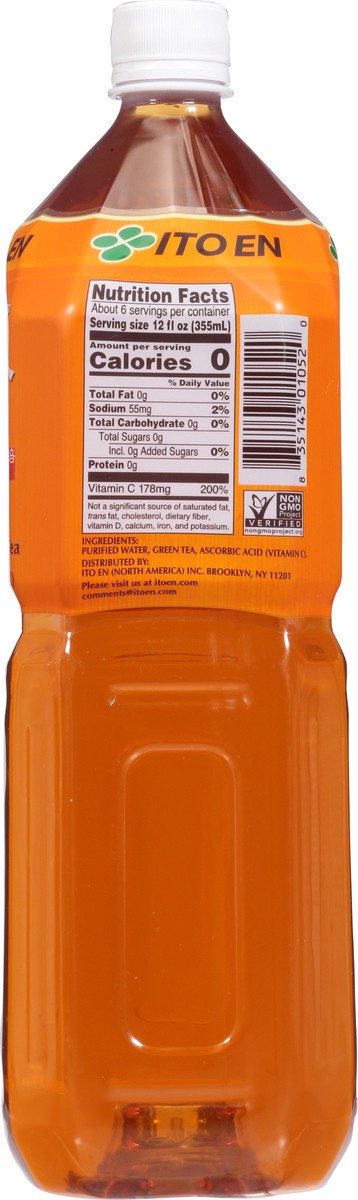 slide 9 of 9, Ito En Unsweetened Roasted Hojicha Green Tea- 2 liter, 