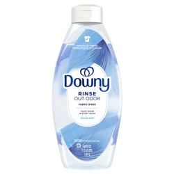 Downy Rinse Laundry Odor Remover, Ocean Mist Scent, 48 FL OZ, Fabric Softener and Laundry Odor Removal Rinse