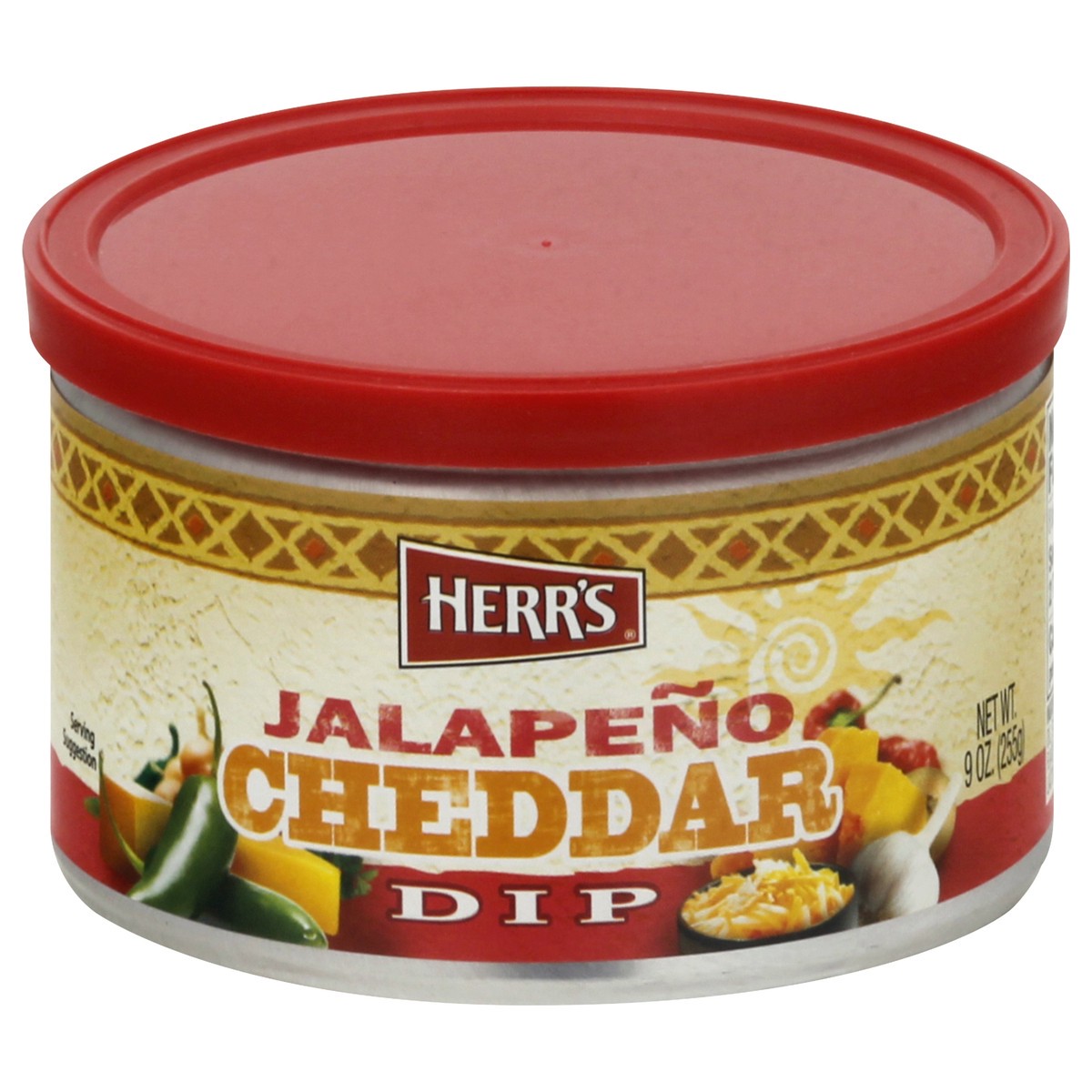 slide 8 of 13, Herr's Jalapeno Cheddar Dip 9 oz, 9 oz