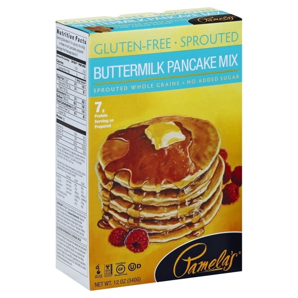 slide 1 of 4, Pamela's Gluten Free Sprouted Buttermilk Pancake Mix, 12 oz