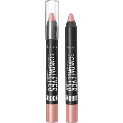 slide 1 of 1, Rimmel London Scandaleyes Eye Shadow Stick/Crayon, Black Betrayal, Prohibilition Pink, 0.11 oz