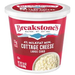 Breakstones Large Curd 4% Milkfat Min Cottage Cheese