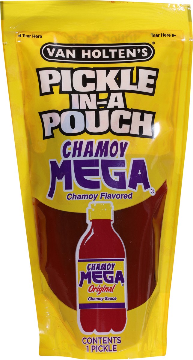 slide 3 of 13, Van Holten's Chamoy Mega Pickle in-a Pouch 1 Each, 1 ct