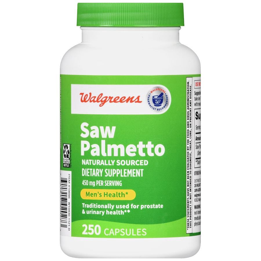 slide 2 of 5, Walgreens Saw Palmetto 450 mg, 250 ct