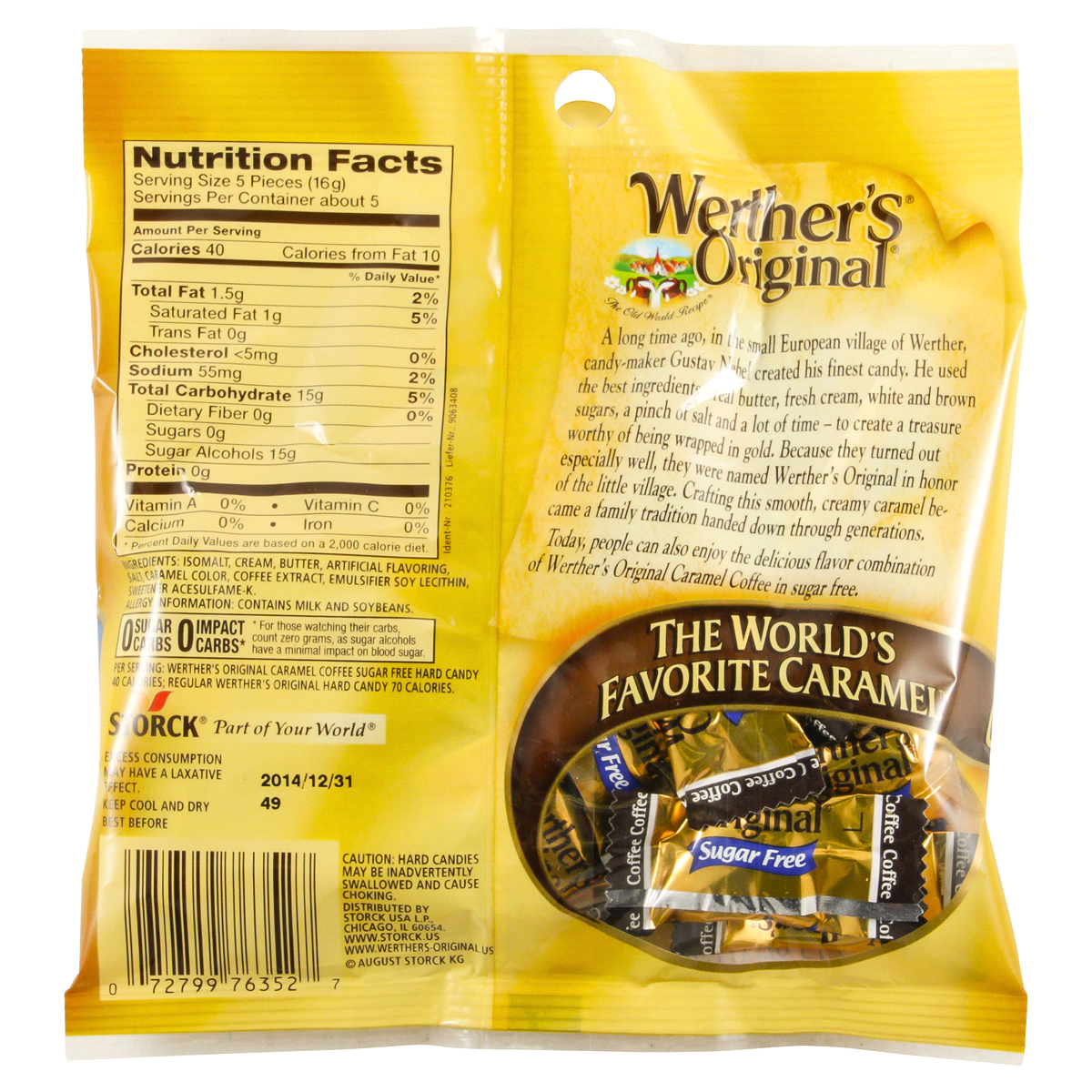 slide 2 of 2, Werther's Original Werther's Caramel Coffee Candy, 1 ct