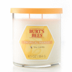 slide 1 of 1, Burt's Bees Tropical Mango Candle - White, 6.5 oz