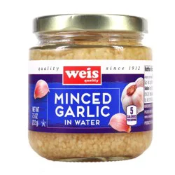 Weis Quality Minced Garlic - 7.5 oz