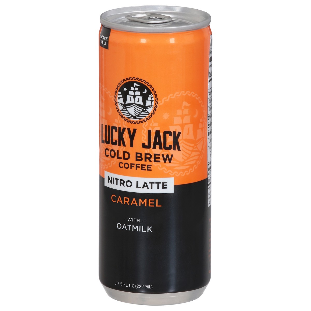 slide 7 of 9, Lucky Jack Nitro Latte Cold Brew Caramel Coffee - 7.5 fl oz, 7.5 oz