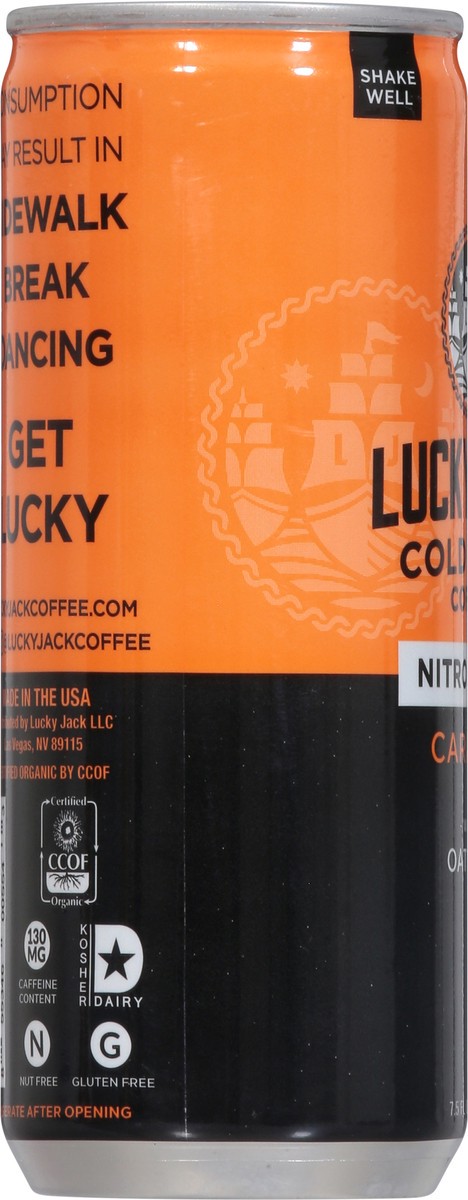 slide 9 of 9, Lucky Jack Nitro Latte Cold Brew Caramel Coffee - 7.5 fl oz, 7.5 oz