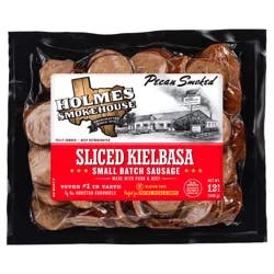 Holmes Smokehouse Sliced & Ready Kielbasa Pecan Smoked Sausage 12 oz