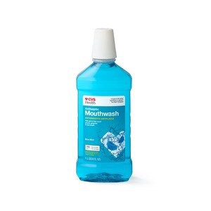 slide 1 of 1, Cvs Health Antiseptic Mouthwash For Antigingivitis & Antiplaque, Blue Mint, 1 L, 1 ct