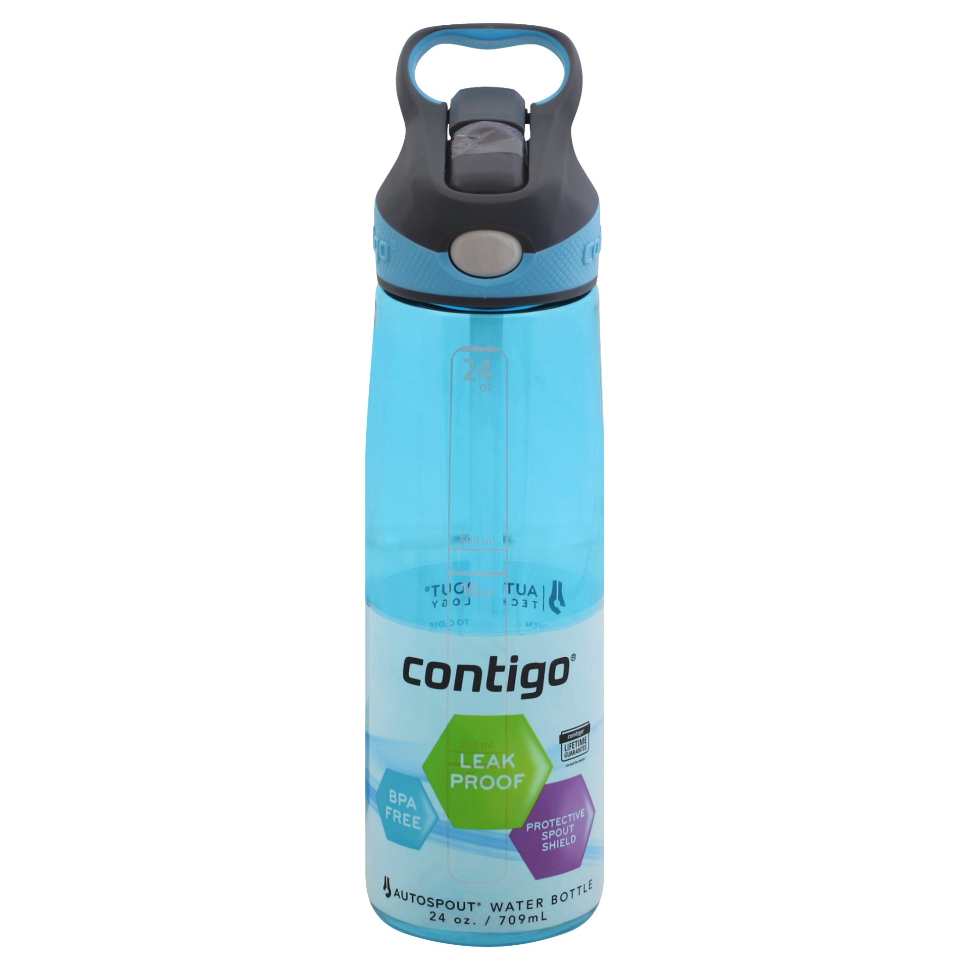 slide 1 of 2, Contigo Autospout Addison Water Bottle - Ocean, 24 oz