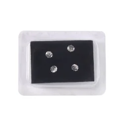 Ophelia Roe Repair Sterling Silver Butterfly Backs Set of 4