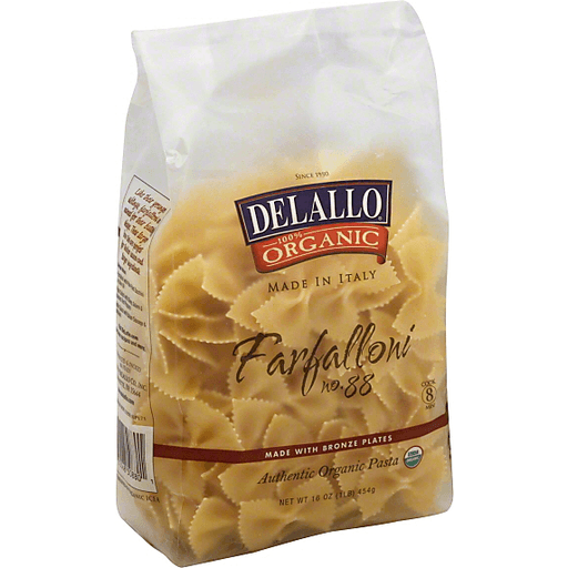 slide 1 of 1, DeLallo Organic Farfalloni #88, 16 oz