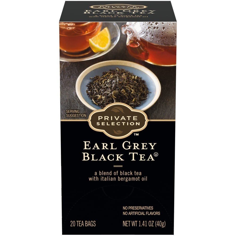 slide 1 of 1, Private Selection Earl Grey Black Tea - 20 ct, 20 ct