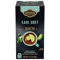 Private Selection Earl Grey Black Tea- 20 ct