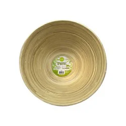 Core Kitchen 10" Assorted Spun Bamboo Bowl
