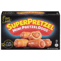 SuperPretzel Pretzel Dogs Mini 12 ea