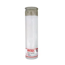 Iberia 8'' 7 Day White Candle