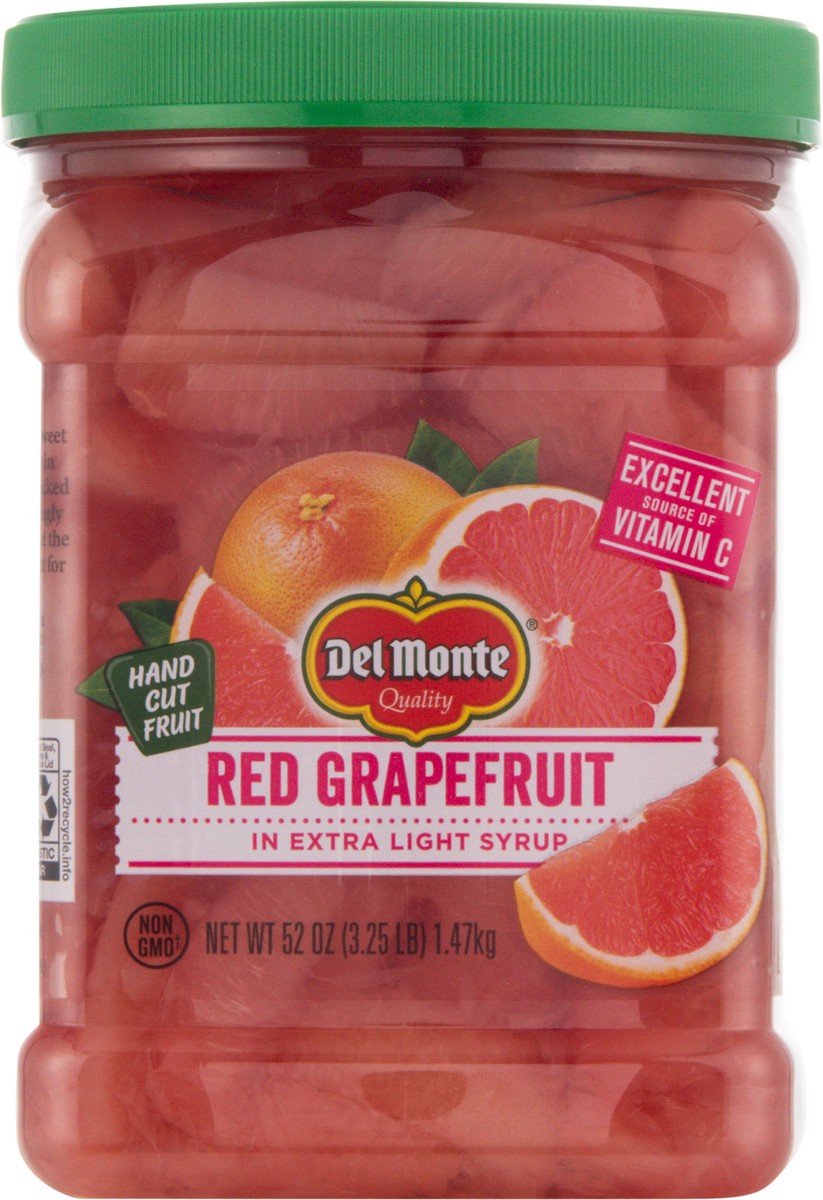 slide 6 of 14, Del Monte Red Grapefruit in Extra Light Syrup 52 oz, 52 oz