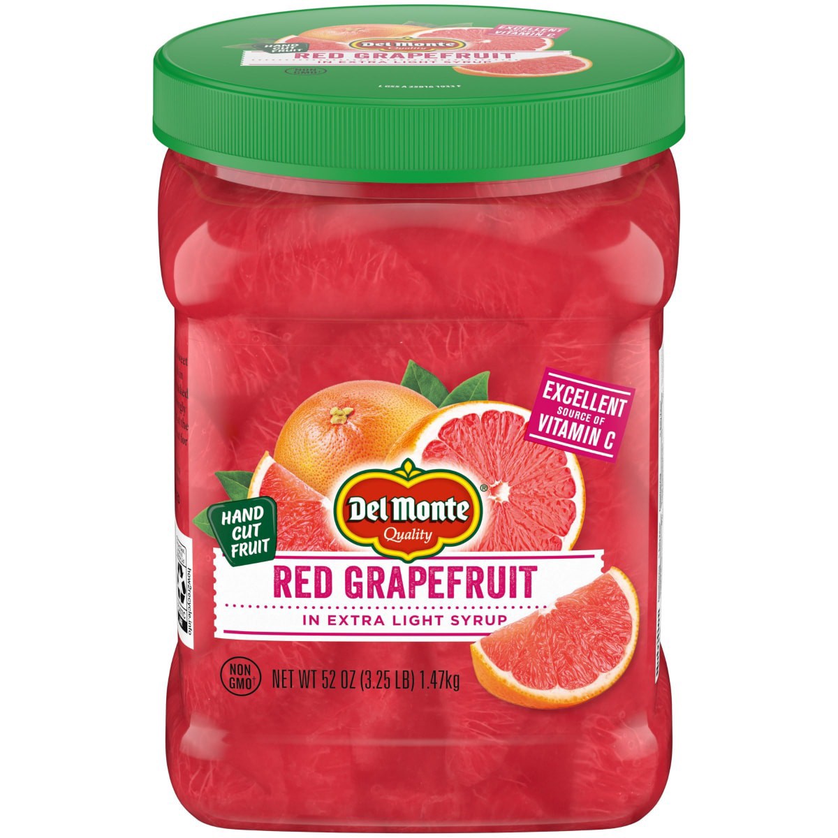 slide 1 of 14, Del Monte Red Grapefruit in Extra Light Syrup 52 oz, 52 oz