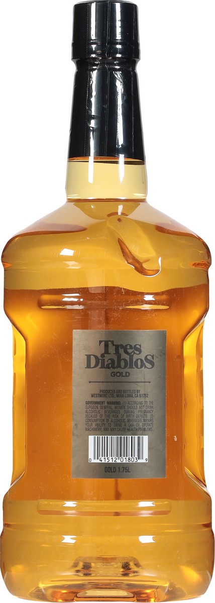 slide 4 of 11, Tres Diablos Gold Tequila 1.75 l, 1.75 liter