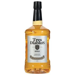 Tres Diablos Gold Tequila 1.75 l