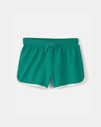 Carters Girls French Terry Active Shorts - Green Green 5