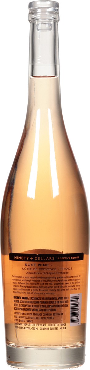 slide 6 of 9, 90+ Cellars Cotes de Provence France Lot 132 Rose Wine 750 ml, 750 ml