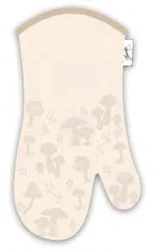 Fiesta Cream With Silicone Print Oven Mitt