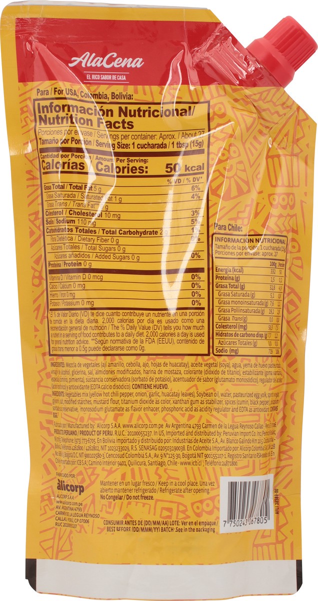 slide 7 of 9, AlaCena Yellow Hot Chili Sauce 14.11 oz, 14.11 oz