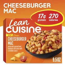 Lean Cuisine Cheeseburger Mac, Frozen Mac and Cheese, Frozen Individual Meals