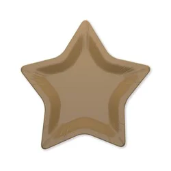 American Greetings Paper Plates Gold Star