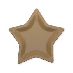 American Greetings Paper Plates Gold Star