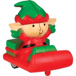 Fun Express Christmas Pullback Toy Elf