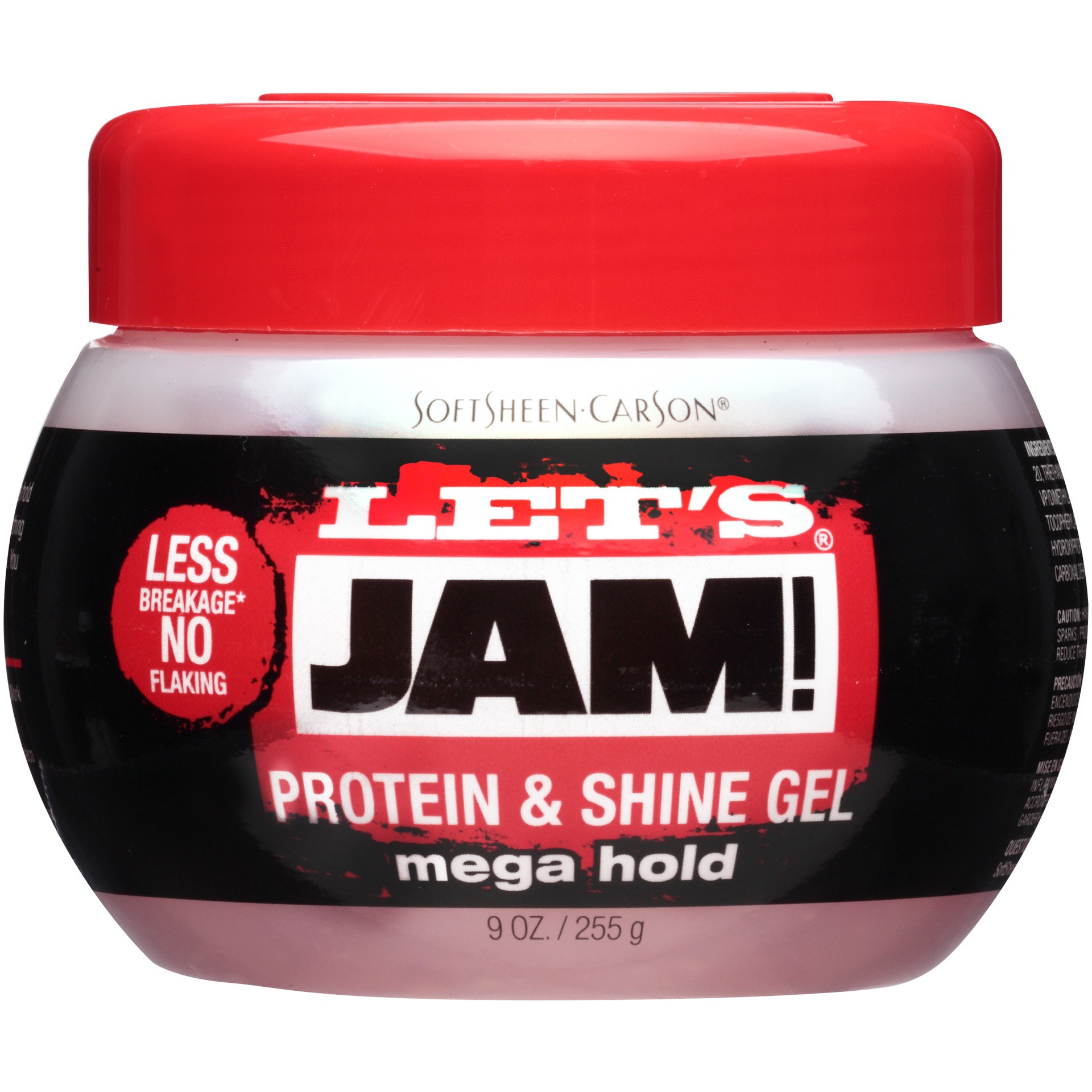 slide 3 of 6, Let's Jam! Mega Hold Protein Styling Gel, 9 oz