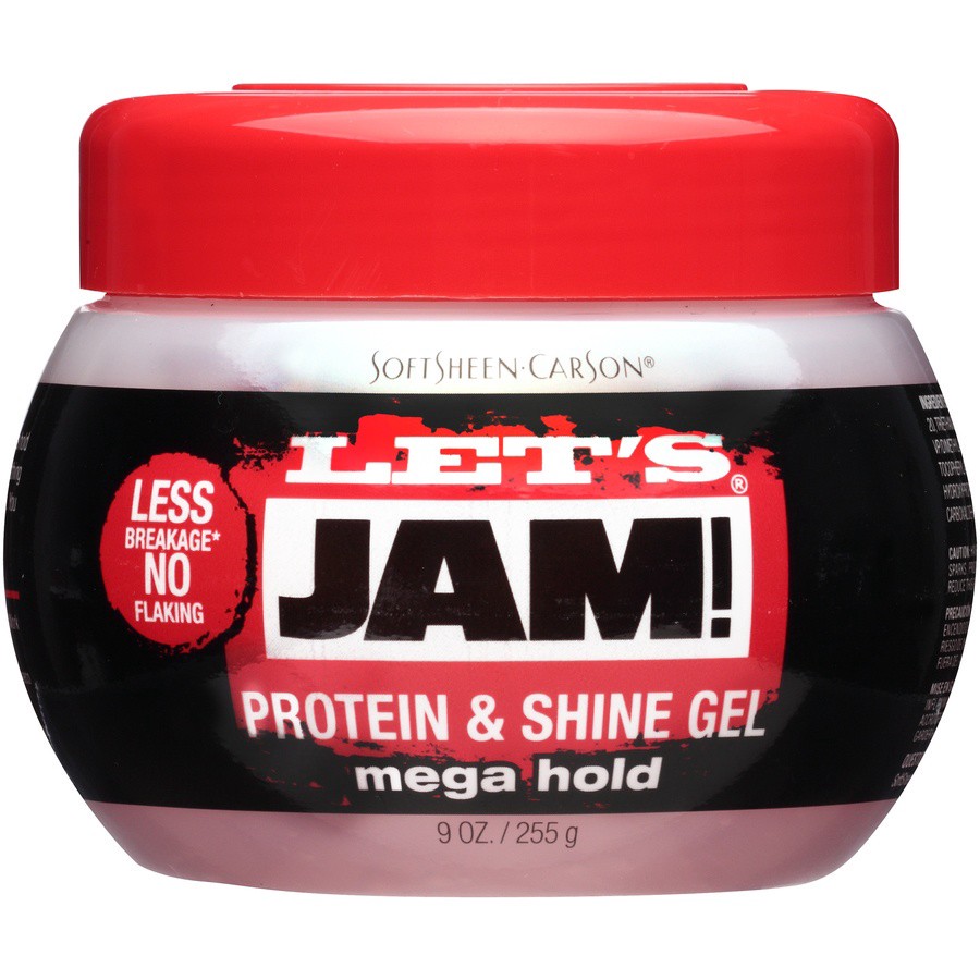 slide 1 of 6, Let's Jam! Mega Hold Protein Styling Gel, 9 oz